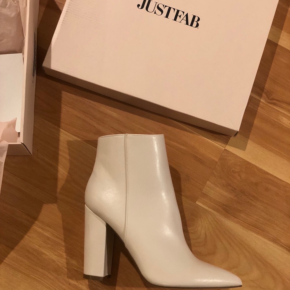 White booties (fit like size 9-9.5)
